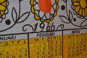 NKs Kalenderhandduk 1966